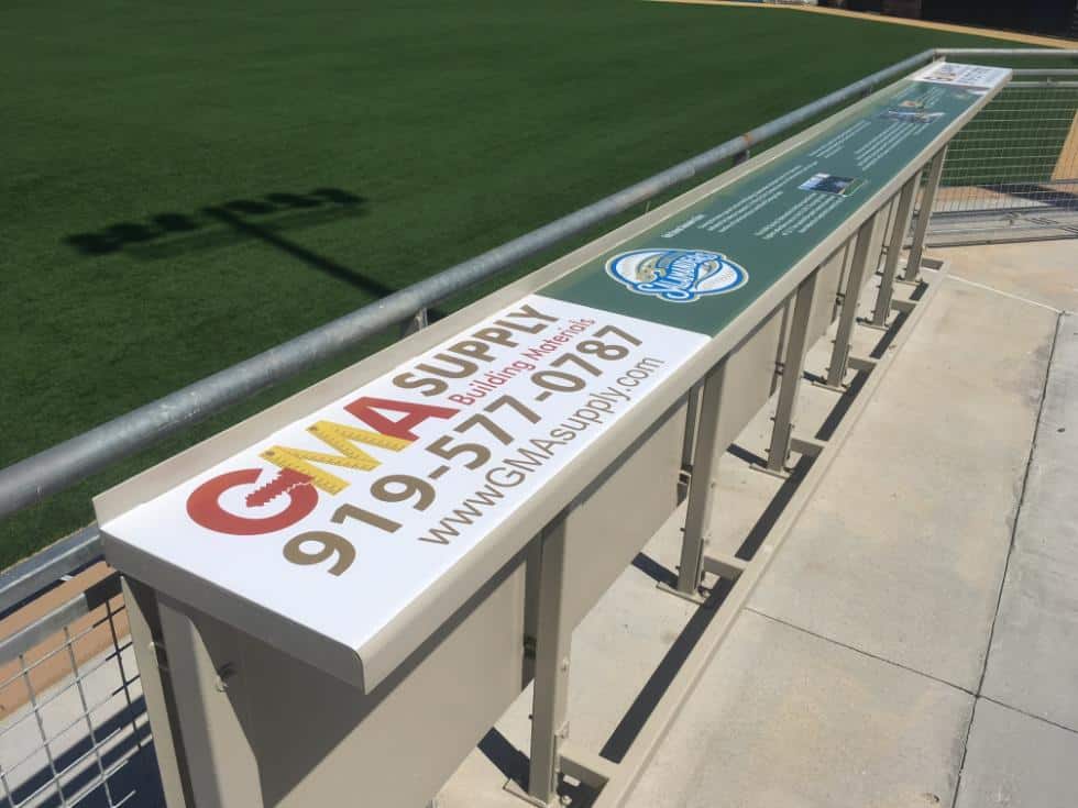 Salamanders Stadium 60-foot single print sign