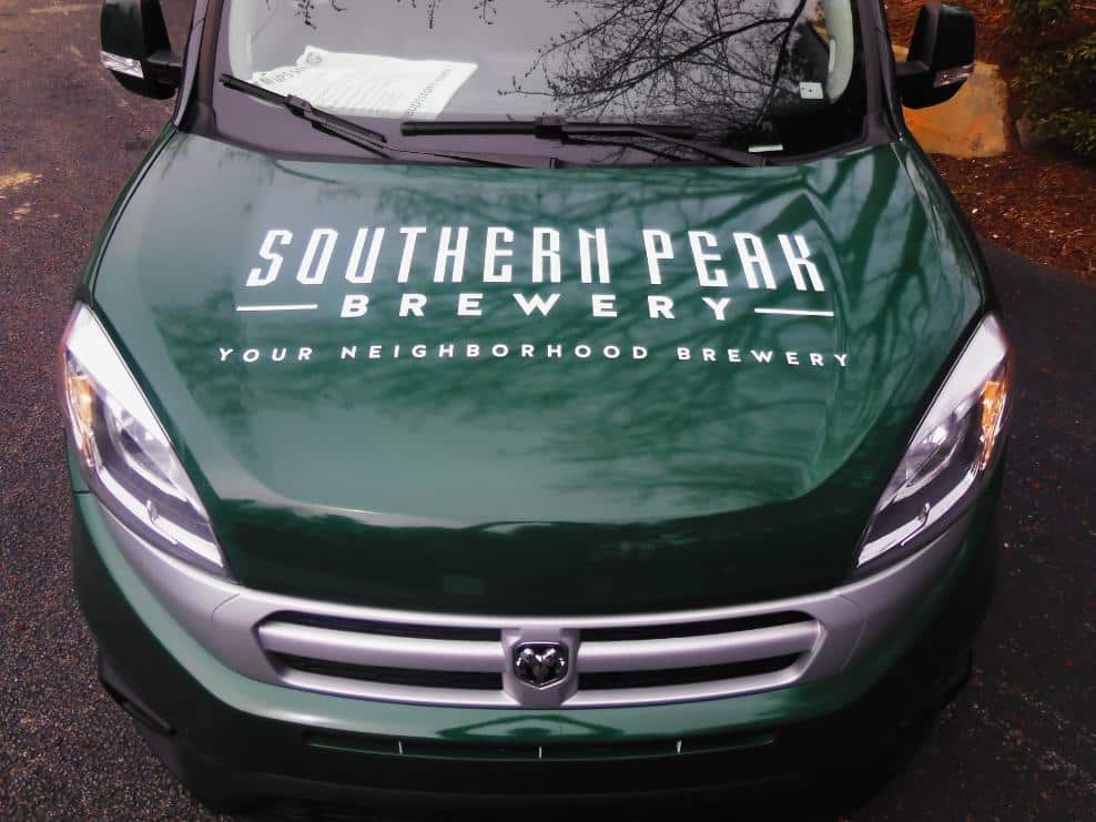 Southern Peak Brewery Vehicle Wrap Apex