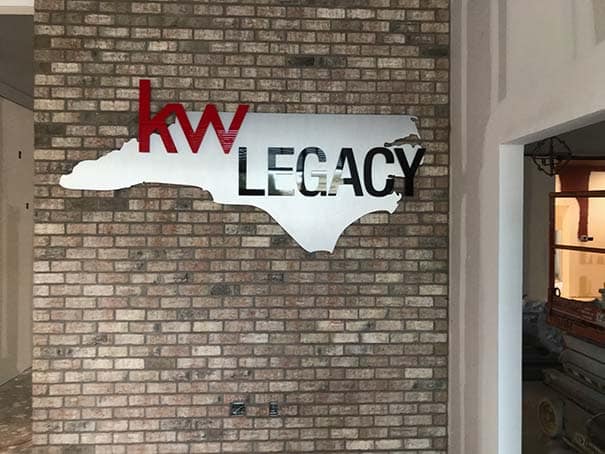 Lobby Sign at KW Legacy