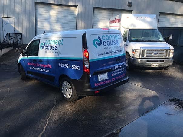Custom Van Wrap for Connect Cause
