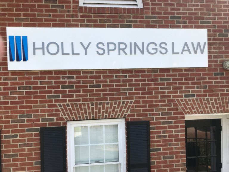 Holly Springs Law - Sign Edge