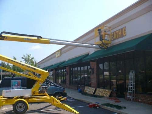 Installation of Exterior Business Signs
